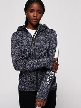 Image of Superdry Storm Heritage Zip Hoodie - Navy, Size 6, Women