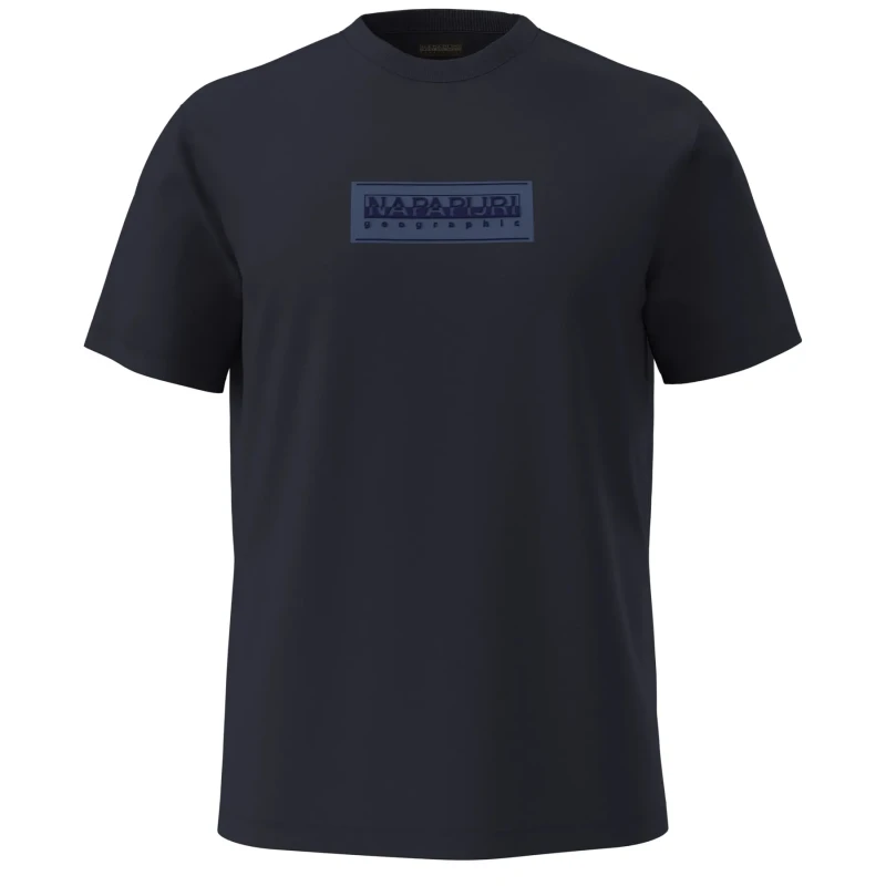 Image of Napapijri T-Shirt Napapijri S-Box Logo Bleu Male M NP0A4IFL1-761