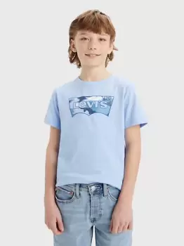 Image of Teenager Camo Batwing Fill Tee - Blue