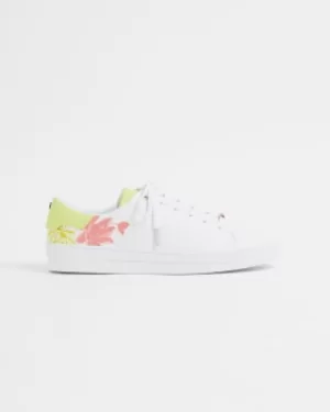 Image of Sage Leather Cupsole Trainer