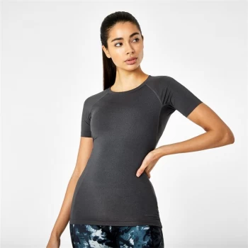 Image of USA Pro Fitted Training T-Shirt - Charcoal