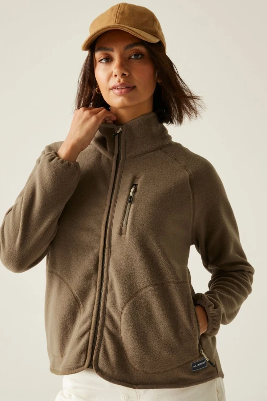 Image of Womens full-zip fleece Regatta Frankie Marron Female 48