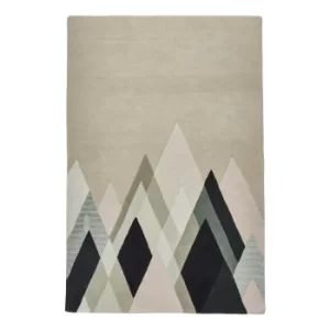 Image of Natural Michelle Collins MC21 Rug Brown, Green and Black