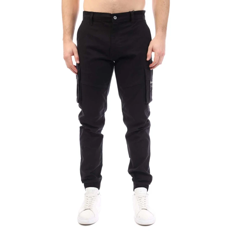 Image of Duck and Cover Chemmer Woven Joggers Black male 30L