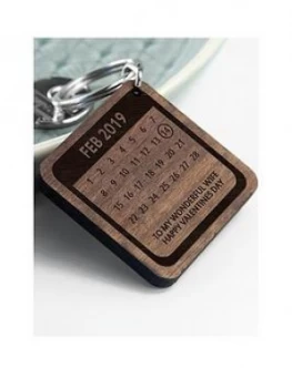 Image of Personalised A Day To Remember Wooden Keyring