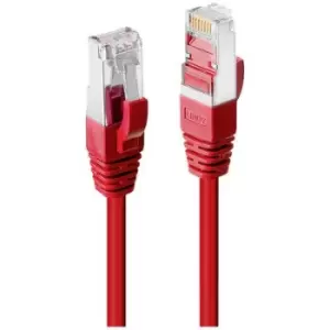 Image of LINDY 45621 RJ45 Network cable, patch cable 0.50 m Red