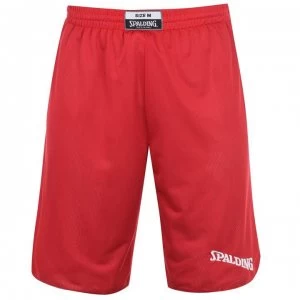 Image of Spalding Reversible Basketball Shorts Mens - Red/White