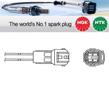 Image of 1x NGK NTK Oxygen O2 Lambda Sensor OZA668-EE13 OZA668EE13 (7952)
