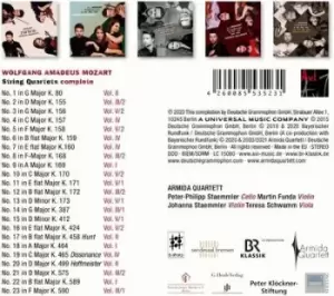 Image of Mozart String Quartets Complete by Wolfgang Amadeus Mozart CD Album