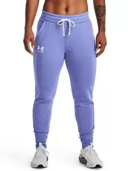 Image of Under Armour Rival Fleece Joggers - Blue Size M, Women