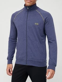 Image of Hugo Boss Mix And Match Lounge Zip Through Jacket Navy Size S Men