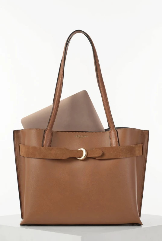 Image of Luella Grey Womens 'Connie' Laptop Tote in Tan Tan Female