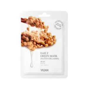 Image of YADAH - Daily Green Mask - Natto Collagen - 25ml X 1pc