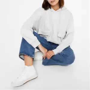 Image of I Saw It First Oversized Utility Pocket - Grey