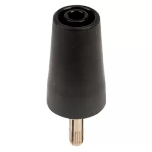 Image of PJP 3300-IEC-N Black Shrouded Socket Adaptor