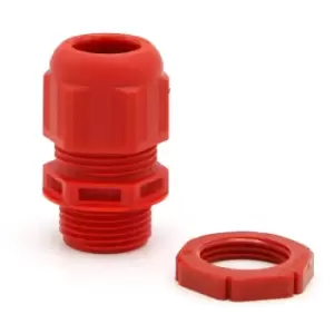 Image of Wiska SPRINT GLP20 Cable Gland with locknut IP68 Red - 10100614