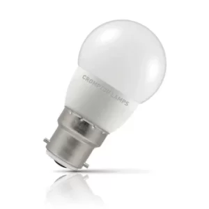 Image of Crompton Golfball LED Light Bulb B22 5.5W (40W Eqv) Cool White Opal