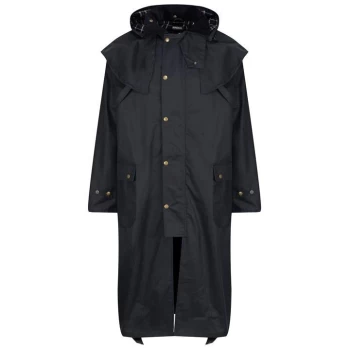 Image of Regatta Cranbrook Long Wax Jacket - Blue