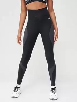 Image of adidas HIIT 7/8 Leggings - Black/Grey, Size S, Women