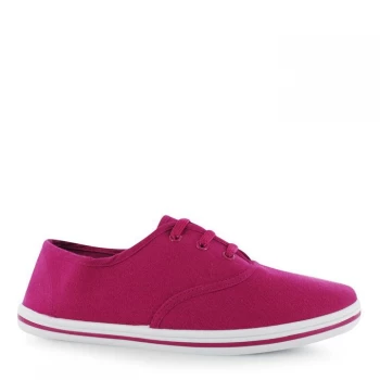Image of Slazenger Canvas Childs Pumps - Fuchsia