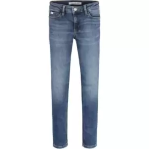 Image of Calvin Klein Jeans Ess Skinny Mr Ess Mid Ocean Blue - Blue