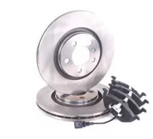 Image of MAPCO Brake disc and pads set 47857 Brake kit,Brake rotors and pads VW,AUDI,SKODA,Golf IV Schragheck (1J1),Golf IV Variant (1J5),Bora Limousine (1J2)