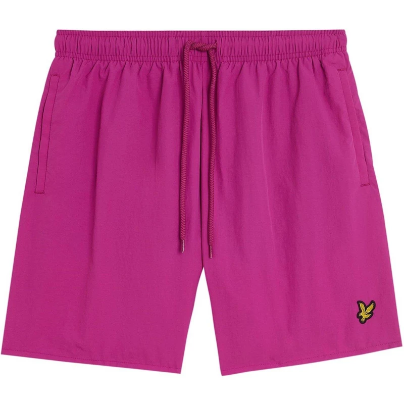 Image of Lyle and Scott Mens Plain Swim Shorts Fuscia male S
