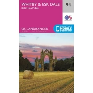 Image of Whitby, Esk Dale & Robin Hood's Bay by Ordnance Survey (Sheet map, folded, 2016)