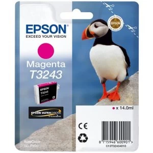 Image of Epson Puffin T3243 Magenta Ink Cartridge