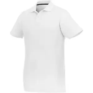 Image of Elevate Mens Helios Short Sleeve Polo Shirt (M) (White)