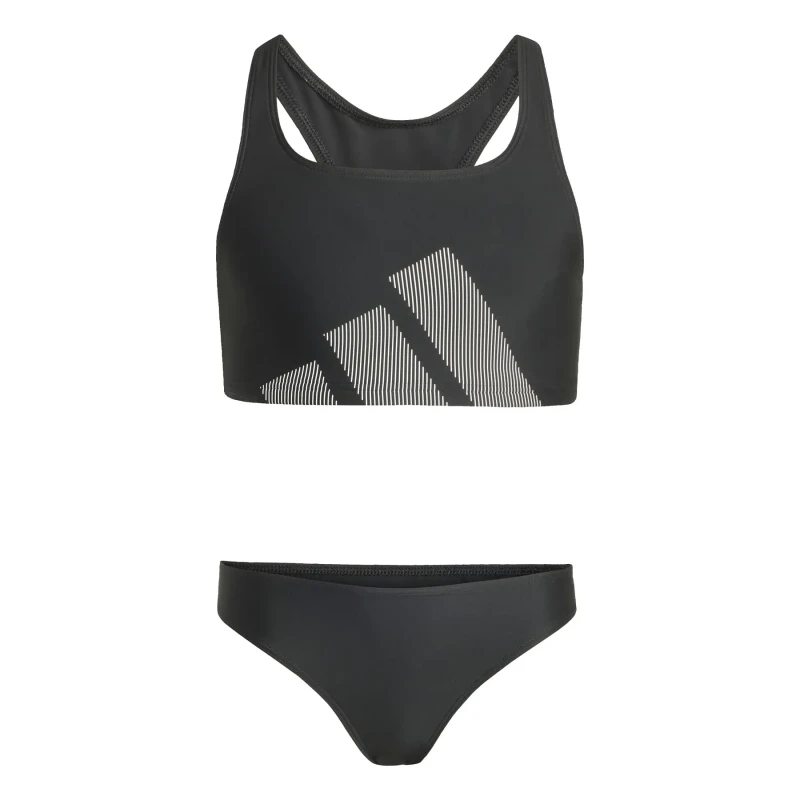 Image of Two Piece swimwear with a back for girls adidas Noir Female 4/5 ans