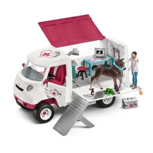 Image of Schleich Horse Club - Mobile Vet With Hanoverian Foal Figure