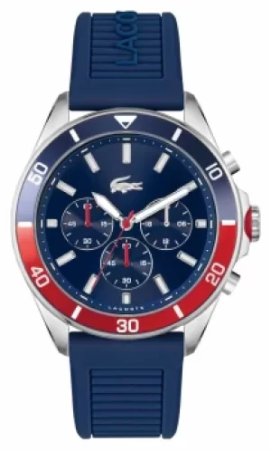 Image of Lacoste TIEBREAKER Blue Silicone 2011154 Watch