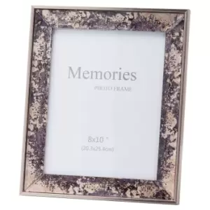 Image of Silver Foil Metallic 8X10 Frame