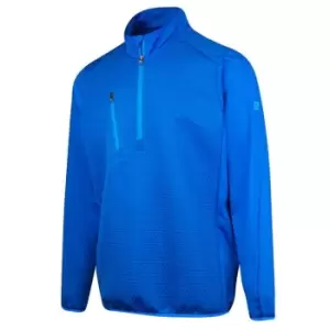 Image of Island Green Mens Top Layer with Panelling - Blue