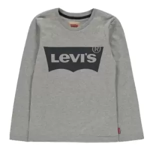 Image of Levis Girls Batwing T-Shirt - Grey