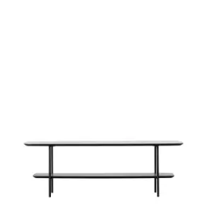 Image of Crossland Grove Bath Coffee Table Black Marble 120 X 40 X 40Cm
