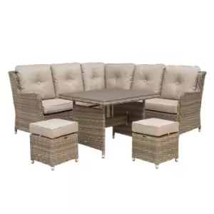 Image of Katie Blake Seville Compact L Shaped Corner Set - Natural