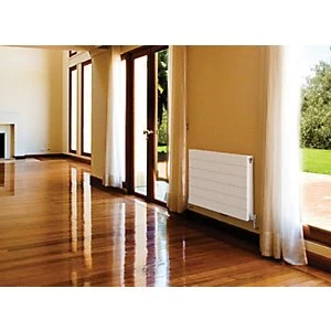 Image of QRL Ligna Double Panel Plus Designer Radiator White 600 x 600 mm