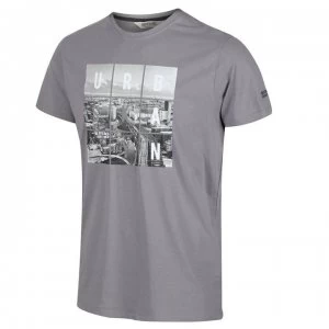 Image of Regatta Cline IV Graphic Tshirt - Rock Grey