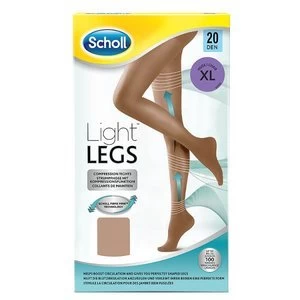 Image of Scholl Light Legs Nude 20 Den Extra Large