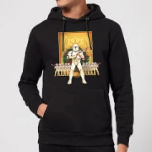 Image of Star Wars Candy Cane Stormtroopers Christmas Hoodie - Black - S