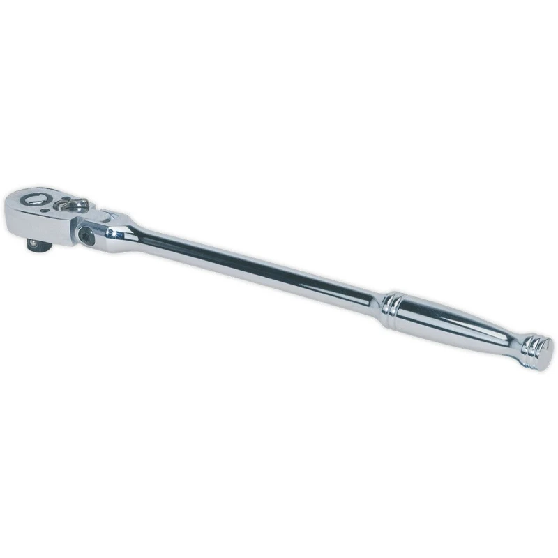 Image of Loops Long Reach 48-Tooth Flexi-Head Ratchet Wrench - 3/8 Inch Sq Drive - Flip Reverse Multi