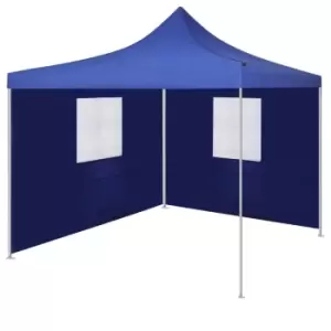 Image of Vidaxl Foldable Tent With 2 Walls 3X3 M - Blue