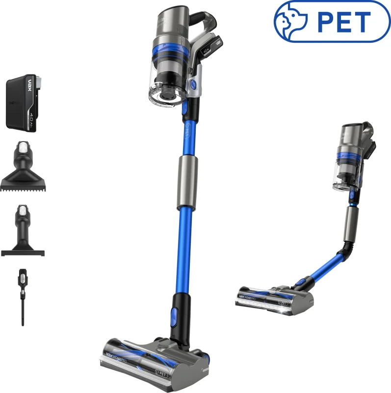 Image of VAX HomePro Pet CLSV-HPKP Cordless Vacuum Cleaner - Graphite & Blue,Silver/Grey 5012512178103