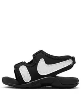 Image of Nike Infant Sunray Adjust 6 - Black/White, Size 5.5