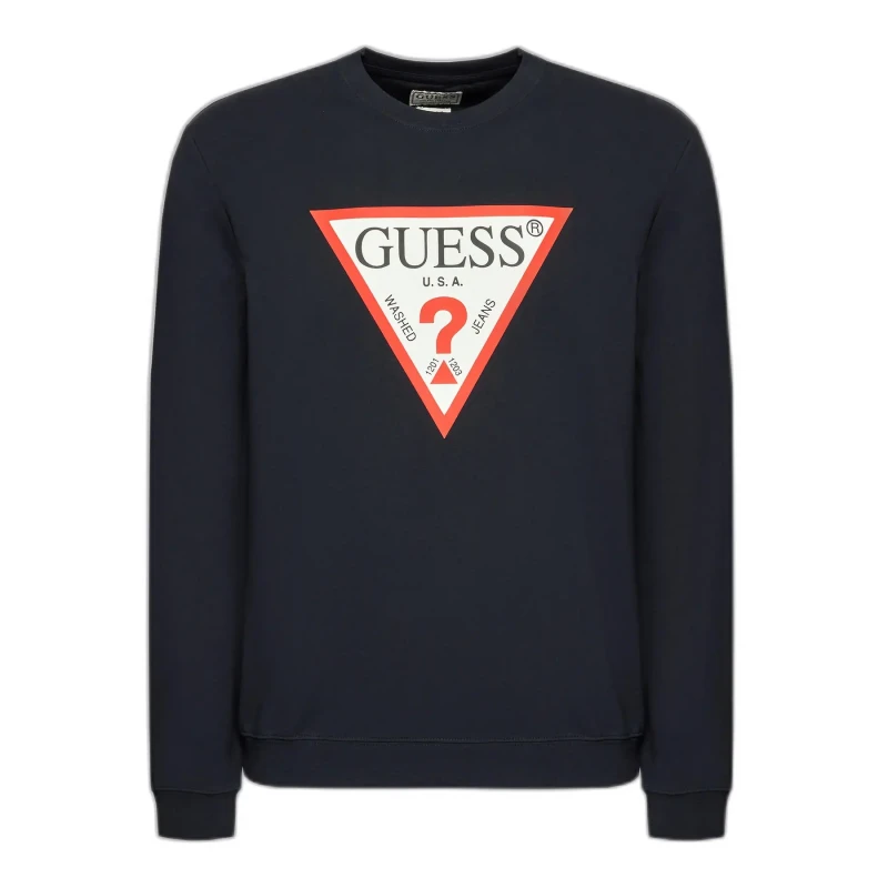 Image of Guess Sweatshirt Guess Audley CN Bleu Male L