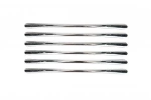 Image of Wickes Tapered Bow Door Handle - Polished Chrome 160mm Pack of 6