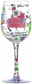 Image of Lolita Mummys Time Out Wine Glass.