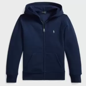 Image of Polo Ralph Lauren Boys' Fleece-Back Cotton-Blend Zip Hoodie - 4 Years